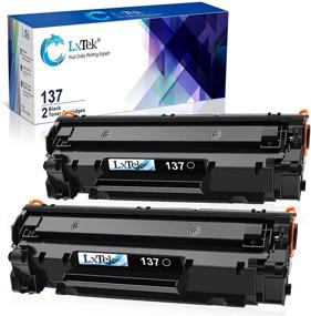 img 4 attached to LxTek Compatible Toner Cartridge: Replace Canon 137 CRG137 9435B001AA for ImageClass D570 LBP151dw MF232w MF236n MF216N MF227dw - Pack of 2 Black