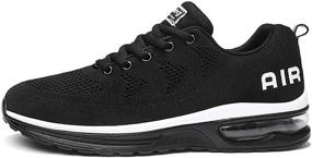 img 4 attached to MAFEKE Athletic Lightweight Breathable Sneakers Men's Shoes for Athletic