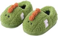 🦖 dinosaur bedroom boys' slippers: pjzhj toddler shoes in comfy slippers logo