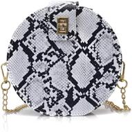 🐍 stylish snakeskin crossbody: chain shoulder women's handbags & wallets logo