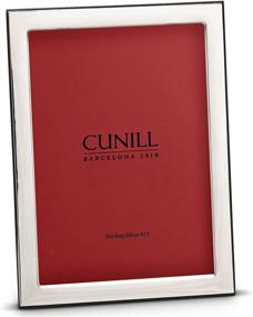 img 4 attached to Cunill Oxford 5x7 Sterling Silver Picture Frame: Elegant White Design for Cherished Memories