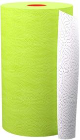 img 1 attached to 🔒 Renova Jumbo Roll 2-Ply Lime Green Luxury Colored Paper Towels (120 Sheets)