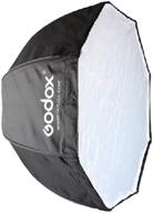 📸 godox 120 см портативная октагональная мягкая шторка-зонтик с отражателем: повышение качества фотографии при использовании вспышки speedlight логотип