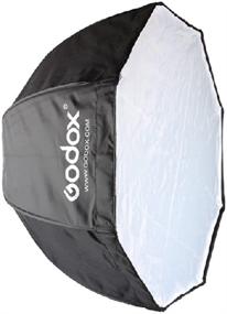 img 4 attached to 📸 Godox 120 см Портативная октагональная мягкая шторка-зонтик с отражателем: повышение качества фотографии при использовании вспышки Speedlight