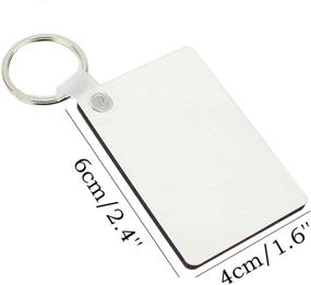 img 3 attached to 🔑 HAN SHENG Sublimation Hardboard Keychains