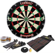 cuesoul shooter ii tri eyes dartboard surround logo