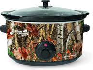 🍲 new & improved open country sc-8017 slow cooker, 8 quart, woodland birch camo with enhanced performance логотип