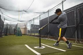 img 2 attached to Enhanced SKLZ Pro Adjustable Baseball and Softball Batting Tee for Intensive Training