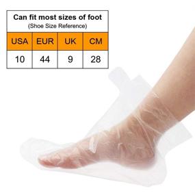 img 1 attached to 🧤 200pcs Paraffin Bath Liners: Gloves, Foot Covers & Thermal Bags for Hand & Foot Care with Stickers