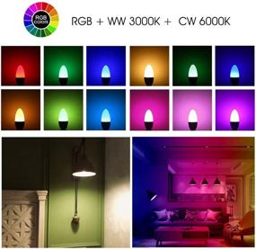 img 3 attached to 🌈 Bonlux Multicolor LED Candelabra Bulb Equivalent