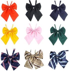 img 1 attached to 🎀 Stylish Tremour School Student Bowknot: Adjustable Men's Accessories, Ties, Cummerbunds & Pocket Squares