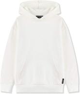 alwaysone white xl girls' active sweatshirt: athletic pullover for optimal performance logo