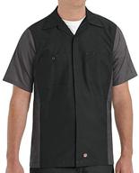 👕 x-large red kap ripstop charcoal workwear logo