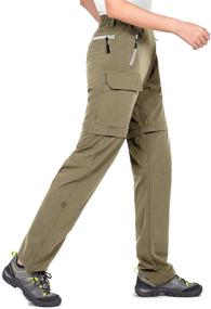 img 3 attached to 👖 Wespornow Women's Convertible Zip-Off Hiking Pants: Perfect for Camping and Travel