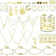 bohemian necklace bracelets earrings valentine logo