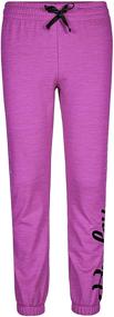 img 4 attached to Hurley Girls Soft Jogger Pants - Girls' Clothing in Pants & Capris