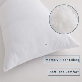 img 1 attached to ELNIDO QUEEN Full Body Pillow Insert - Soft 🛏️ & Breathable 20 x 54 inch Pillow for Side Sleepers