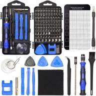 🔧 strebito precision screwdriver set: 124-piece electronics tool kit with magnetic screwdriver set - ideal for computer, laptop, cell phone, gaming console, and more! logo