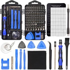 img 4 attached to 🔧 STREBITO Precision Screwdriver Set: 124-Piece Electronics Tool Kit with Magnetic Screwdriver Set - Ideal for Computer, Laptop, Cell Phone, Gaming Console, and More!