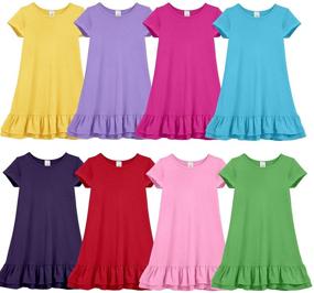 img 3 attached to 👧 Little Cotton Jersey Girls' Clothing from City Threads