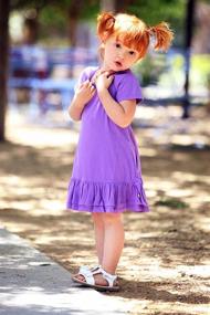 img 2 attached to 👧 Little Cotton Jersey Girls' Clothing from City Threads