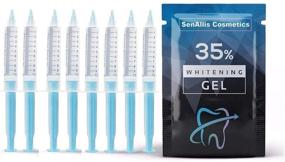 img 2 attached to EIGHT Huge 10mL SenAllis Cosmetics Teeth Whitening Gel Syringes - 35% Gel, Fast & Effective Whitening, Hi-Smile Compatible