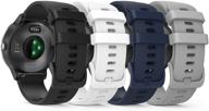 📲 замена ремешка на запястье tusita 20 мм для garmin vivoactive 3 music, venu sq, vivomove hr, approach s40, forerunner 245, galaxy watch 4 classic 42 мм, amazfit gts 2 2e mini, bip u, ticwatch e3. логотип