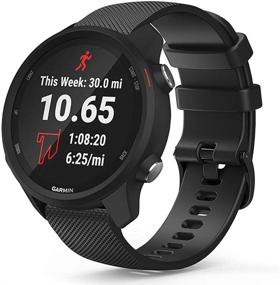 img 3 attached to 📲 Замена ремешка на запястье TUSITA 20 мм для Garmin Vivoactive 3 Music, Venu Sq, Vivomove HR, Approach S40, Forerunner 245, Galaxy Watch 4 Classic 42 мм, Amazfit GTS 2 2e Mini, Bip U, Ticwatch E3.