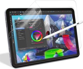img 4 attached to 📱 [2 шт.] Защитная пленка Homagical Paperfeel для iPad Mini 6 [8,3"], матовая антибликовая пленка из ПЭТ с совместимостью со стилусом Apple Pencil.