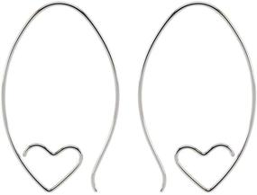 img 4 attached to 💎 Stylish LeCalla Sterling Silver Jewelry Earrings: Perfect for Girls' Fashion