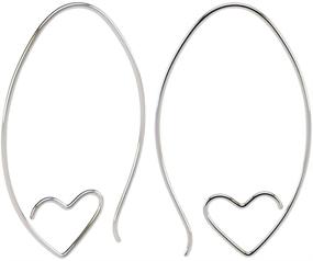 img 2 attached to 💎 Stylish LeCalla Sterling Silver Jewelry Earrings: Perfect for Girls' Fashion