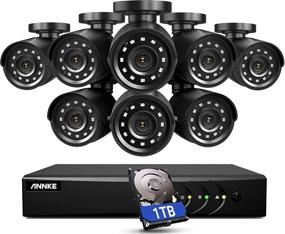 img 4 attached to 📷 ANNKE 5MP Lite Security Camera System - Outdoor 8 Channel H.265+ DVR with 8X1920TVL IP66 Weatherproof Home CCTV Cameras, Smart Playback & Instant Email Alert - Includes 1TB Hard Drive - E200