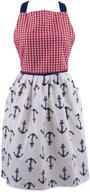 🧣 dii nautical collection anchors away kitchen apron - stylish maritime protection for home cooks логотип