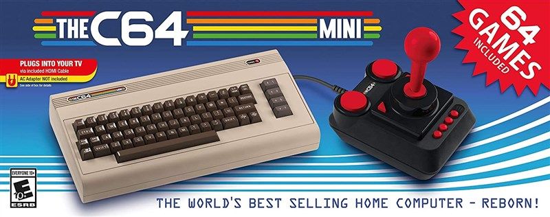 c64 mini는 특정 기계가 아님 로고