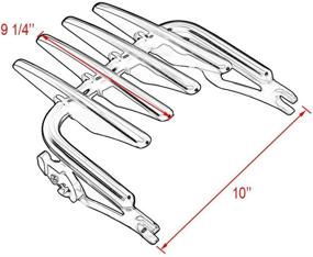 img 3 attached to 🛵 Люстра скрытого монтажа для Harley Touring Street Glide Road King Electra Glide 2009-2021 - PBYMT Хром съемный