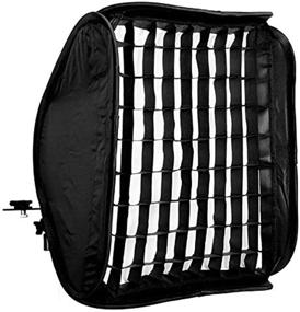 img 1 attached to 📸 CowboyStudio 20 Inch Portable Foldable Off-Camera Flash Speedlite Softbox with Grid: Enhance Your Speedlite Photography Experience!