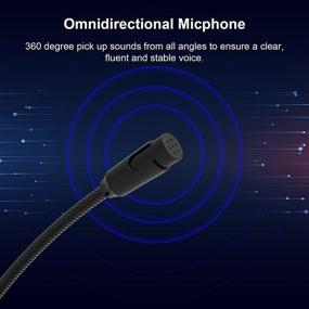 img 3 attached to 🎙️ Soulion USB Microphone with Mute Knob |Omni-Noise Canceling Mic for Computer with RGB Light | Plug & Play PC/Mac/Windows Recording, Gaming, YouTube, Streaming