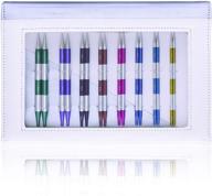 🧶 knitpro спицы для вязания: делюксный набор из 8-ми сменных спиц с различными аксессуарами логотип