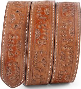 img 3 attached to Western Leather Engraved Interchangeable Buckles