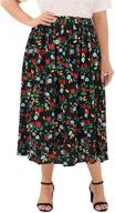 👗 nemidor womens casual elastic pleated skirt for women's clothing logo