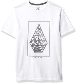 img 2 attached to 👕 Volcom Expel футболка с коротким рукавом: Стильная и комфортная одежда для маленьких мальчиков