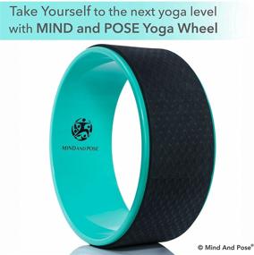 img 3 attached to 🧘 Mind And Pose Yoga Wheel Dharma Back Wheel: Ultimate Stretching Aid for Back Pain Relief, Balance, Backbends, Flexibility, and Body Massage – Eco-Friendly