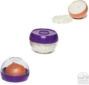 img 1 attached to Progressive Prepworks Onion Keeper, Purple 🧅 - Enhancing storage and freshness (One Size)