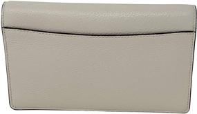 img 3 attached to 👜 Chalk Coach Foldover Crossbody Clutch with Leather