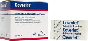 img 1 attached to 🩹 Coverlet Toe Shield Fabric Bandages - Ultimate Protection for Toes (Box of 100)