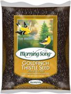 🐦 morning song 12000 goldfinch thistle seed wild bird food - premium quality, 3-pound bag logo