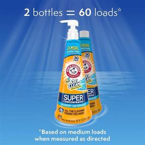 img 1 attached to 🧺 Arm & Hammer Plus Oxiclean Super Concentrated 60 Loads Liquid Laundry Detergent - Fresh Scent, 15.27 Fl Oz (Pack of 2) - Review and Best Price