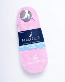 img 3 attached to Nautica Womens Socks Liners Assorted