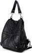 uto backpack convertible rucksack shoulder women's handbags & wallets for shoulder bags logo