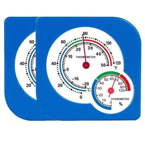 img 4 attached to Geburun Indoor Thermometer Humidity Battery